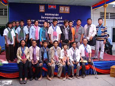 A deaf group from Kampong Speu Province