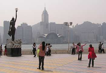 On the Kowloon waterfront