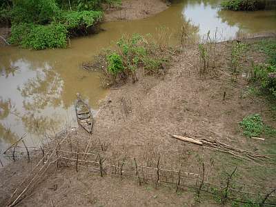 A creek feeding the Mekong River