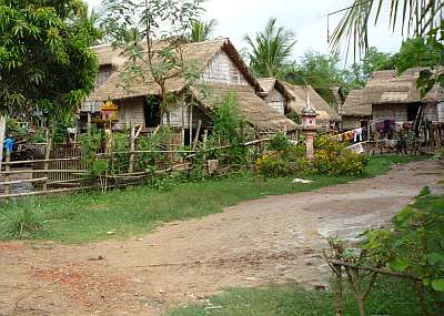 Wooden house in Kampong Cham Province