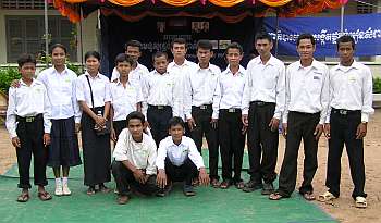 DDP's deaf students in Kampong Chhnang