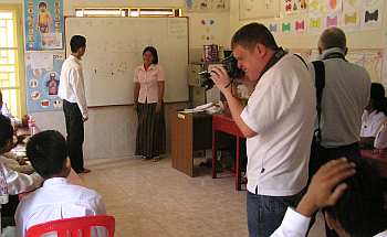 Taking photos in a DDP classroom