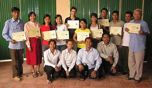 Graduation of sign language class