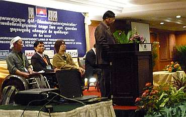 H.E. Sem Sokha speaking