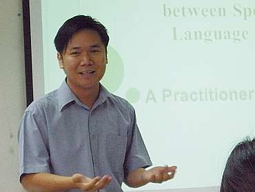 Interpreter Samuel Chew