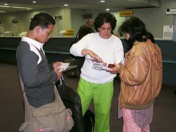 At the Bangkok airport