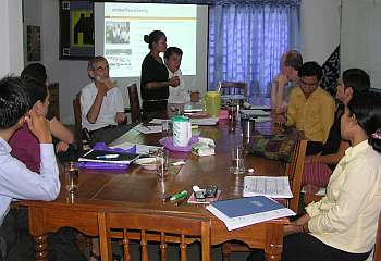 Vichet reports on the interpreting project