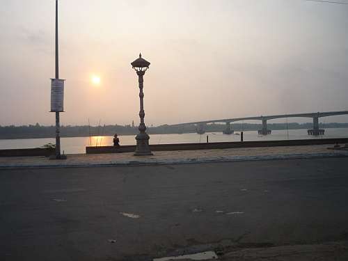 Sunrise over the Mekong River