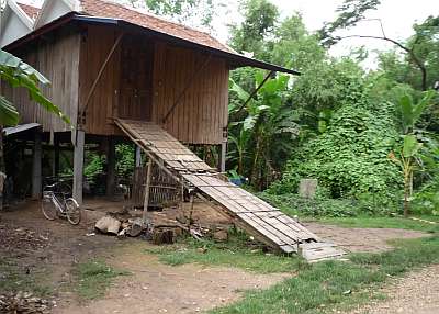 A house with a ramp