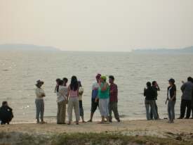 DDP staff at the sea